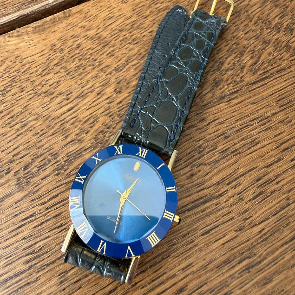Lafayette 148 New York Blue and Gold Watch